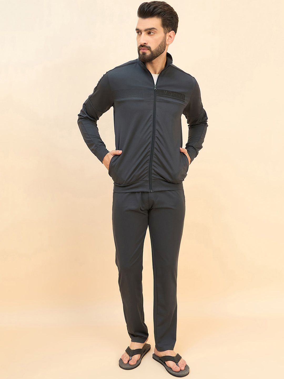 Sweet Dreams Charcoal  Men Mid Rise Tracksuits-picture-24
