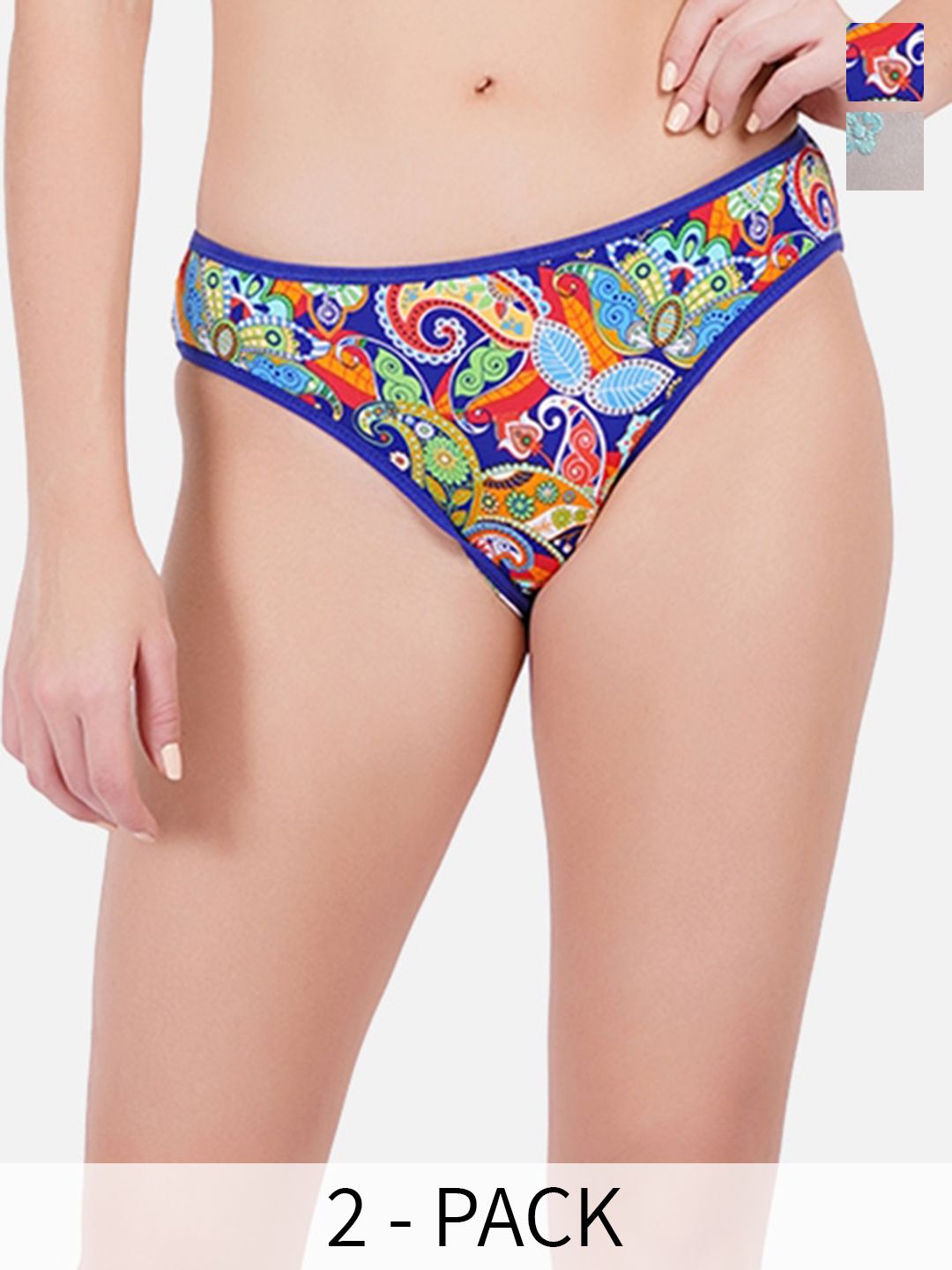FIMS Pack Of 2 Printed Stretchable Hipster Briefs-picture-17