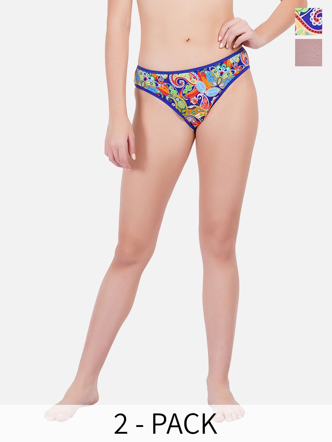FIMS Pack Of 2 Printed Stretchable Hipster Briefs-picture-11