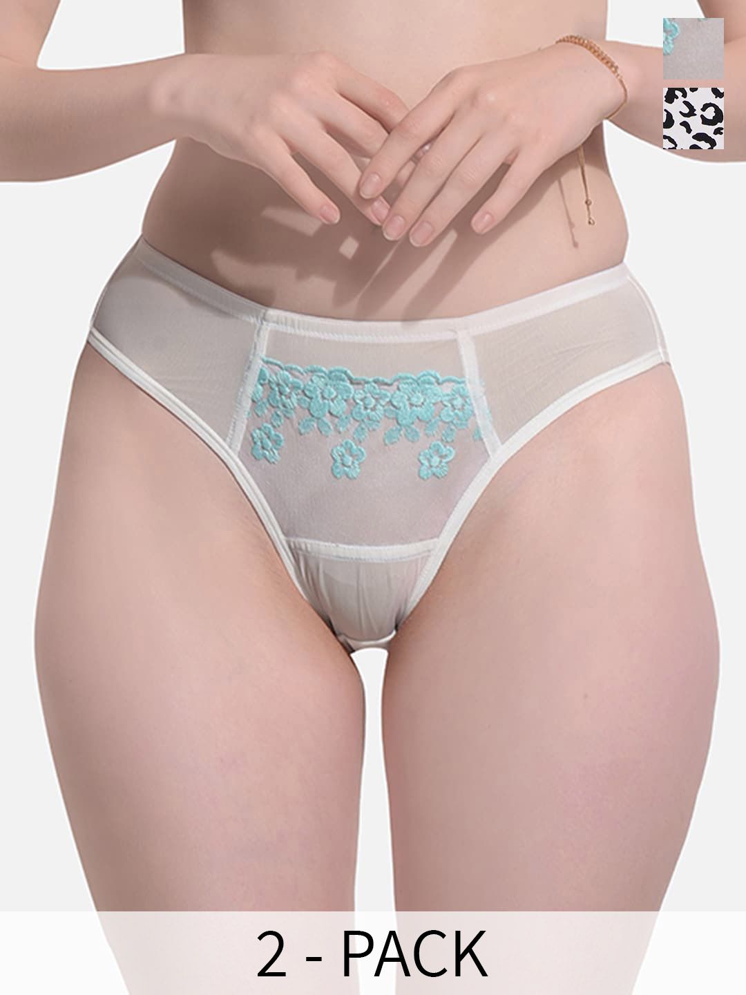 FIMS Pack Of 2 Printed Hipster Briefs-picture-14