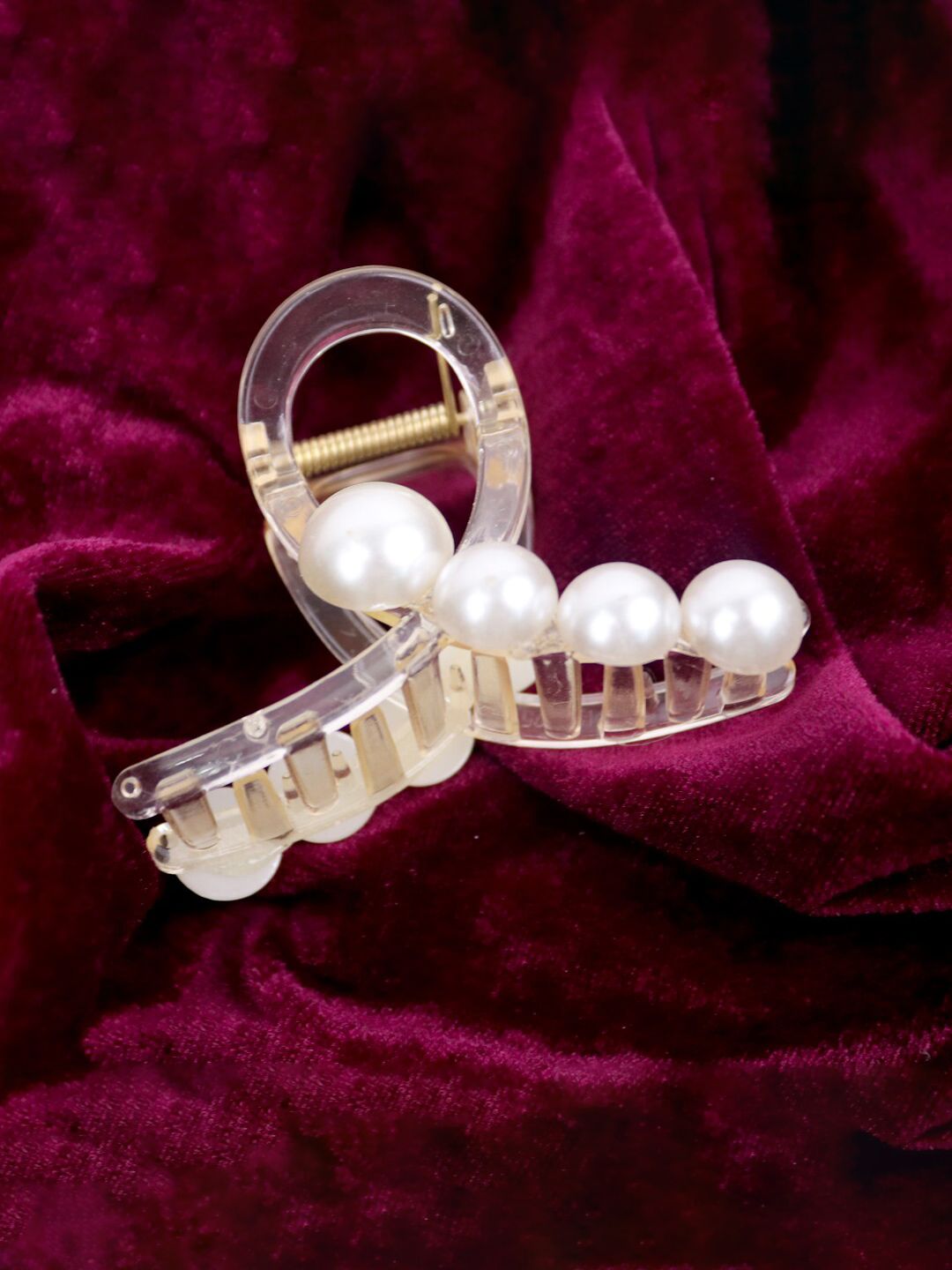 Xivir Women Set of 2 Beaded Claw Clips-picture-38