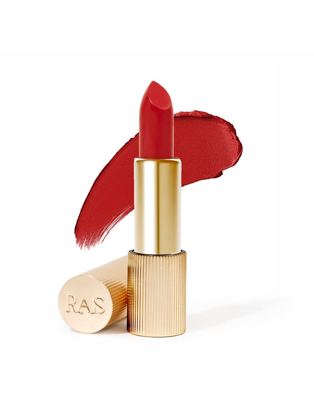 RAS LUXURY OILS Lumiere Satin Matte Lipstick with Botanical Oils 4.2g - Riviera Red-picture-53