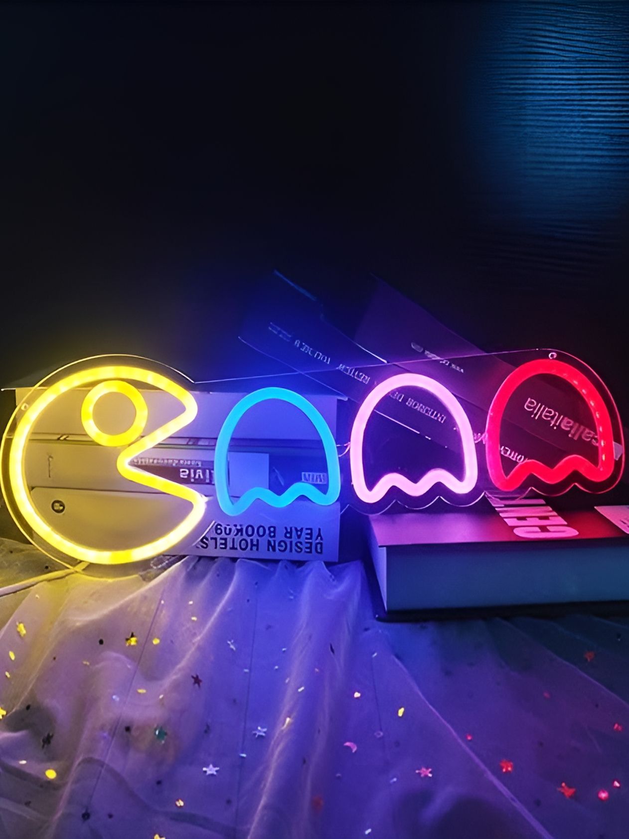 the party planet Pink & Blue Neon String Light-image-3
