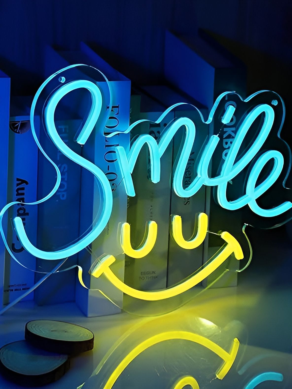 the party planet Yellow Textured Neon Light-picture-18