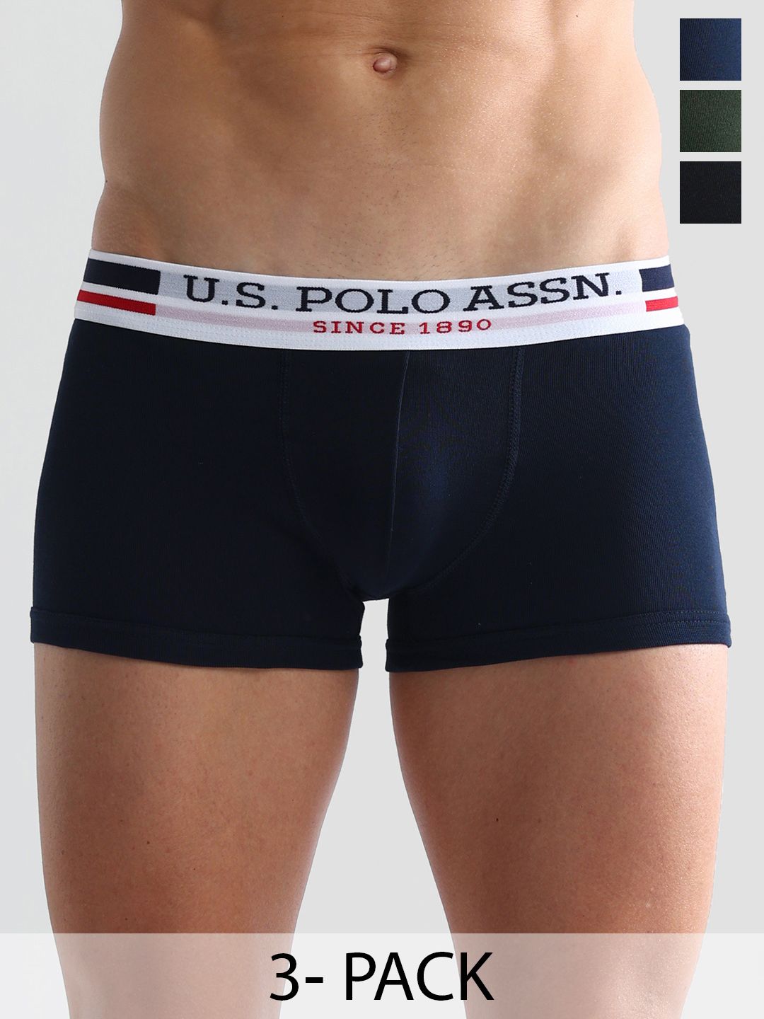 U.S. Polo Assn. Pack Of 3 Mid Rise Trunk  I641-ONZ-P3-picture-42