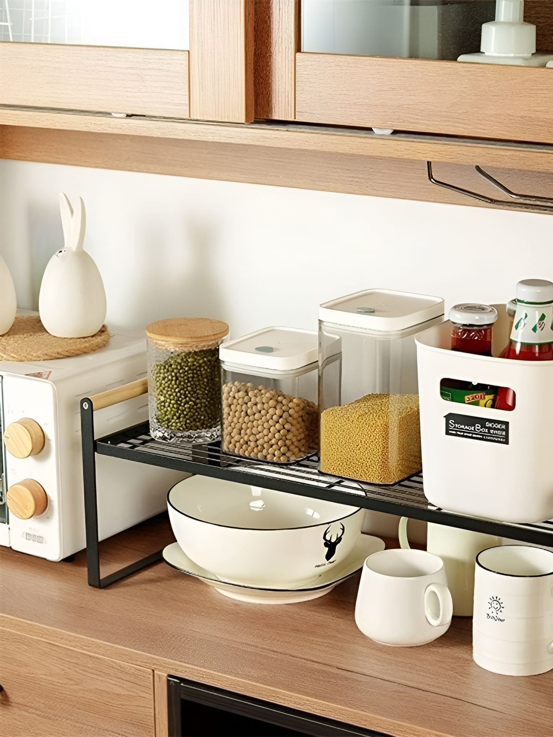 Arhat Organizers Black Regular Stylish Table Organiser-picture-29