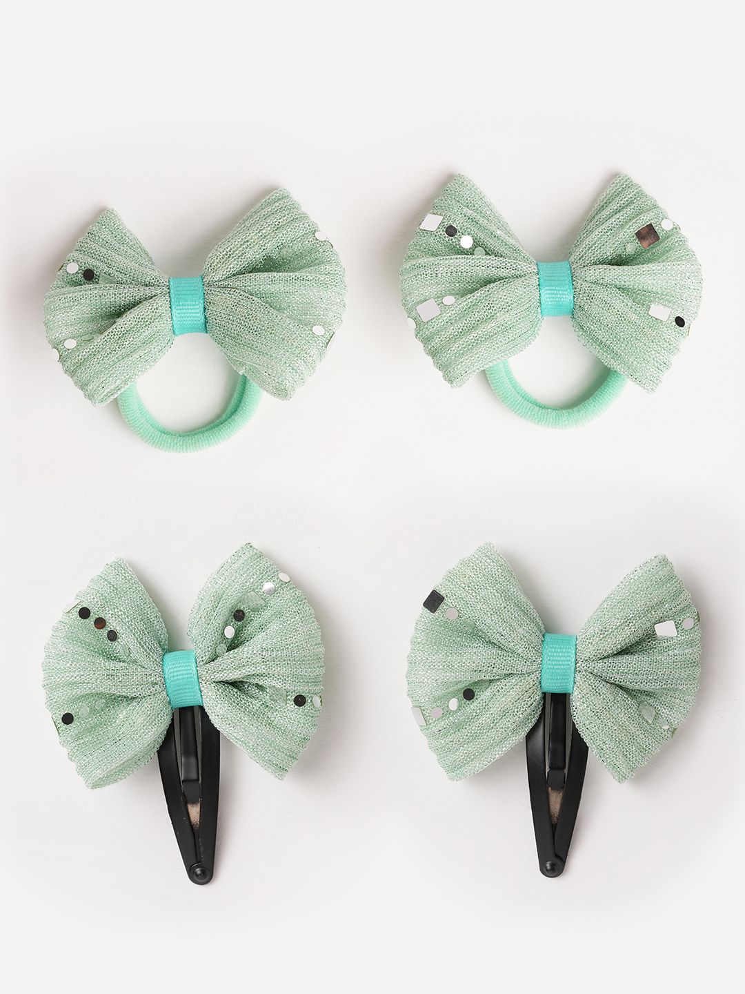 RIBBON CANDY Girls Set of 4 Embellished Hair Accessory Set-picture-22