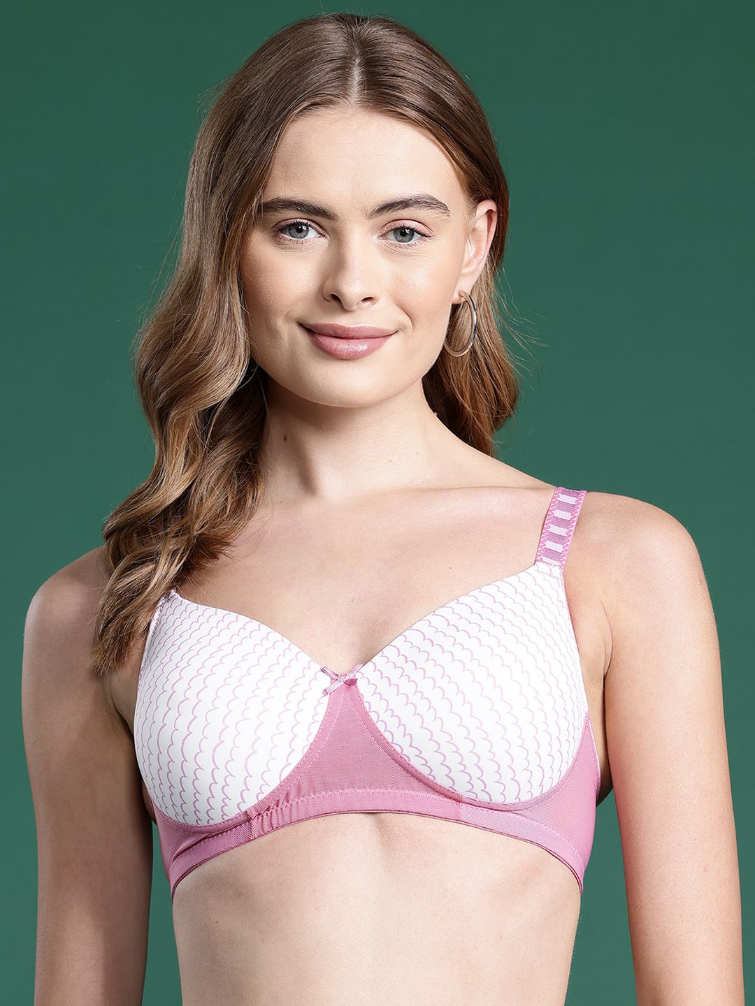 DressBerry Abstract Printed Full Coverage Lightly Padded Bra-picture-34