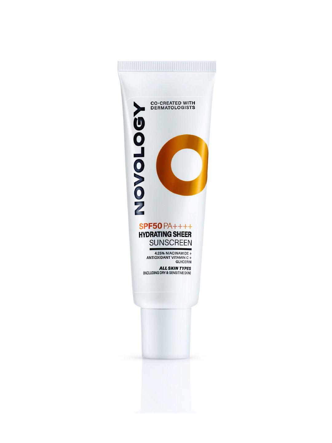 Novology SPF50 PA++++ Hydrating Sheer Sunscreen with Niacinamide & Vitamin C - 50 g-image-26