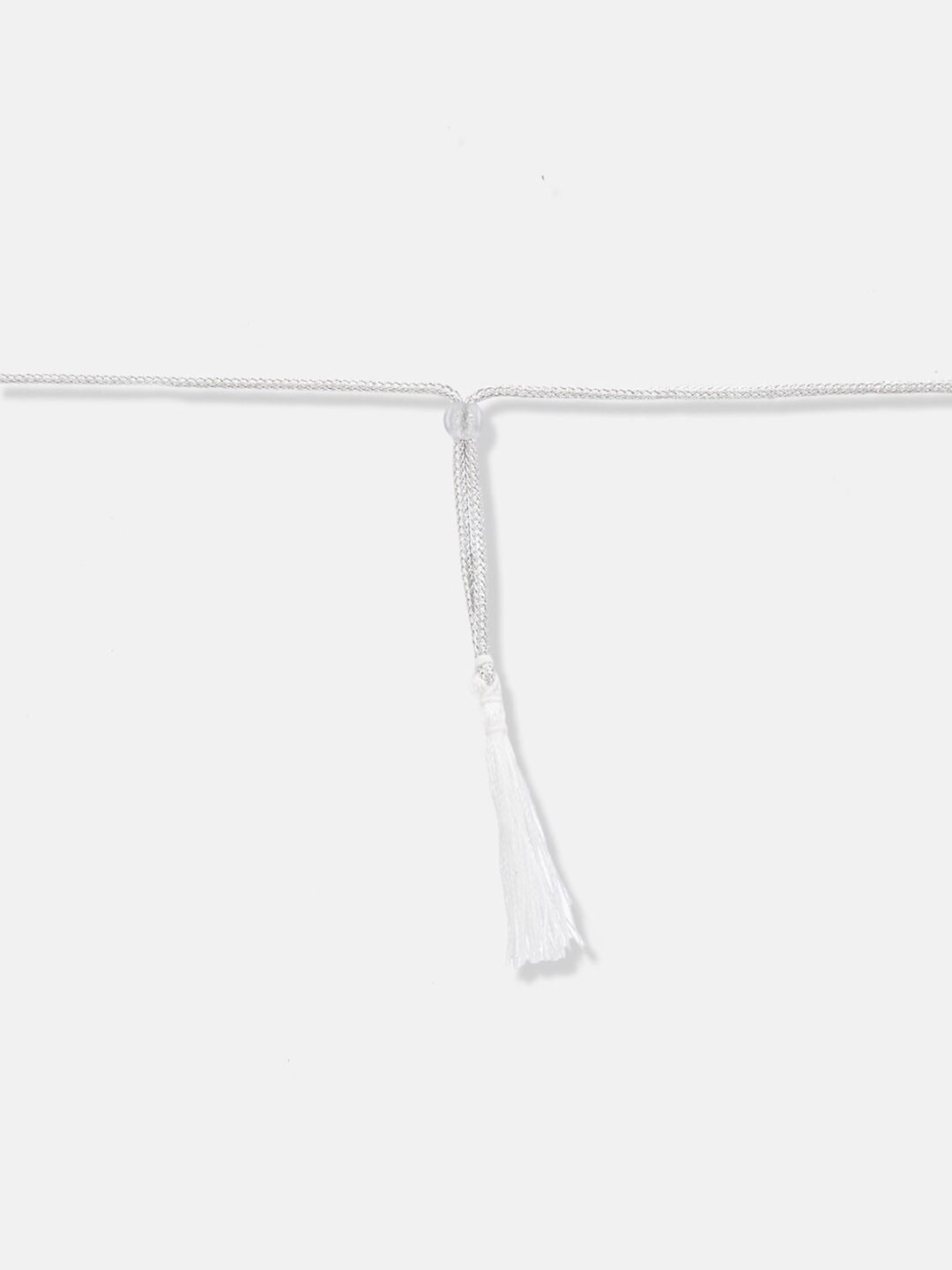 ATIBELLE Silver-Plated Beaded Brass Choker