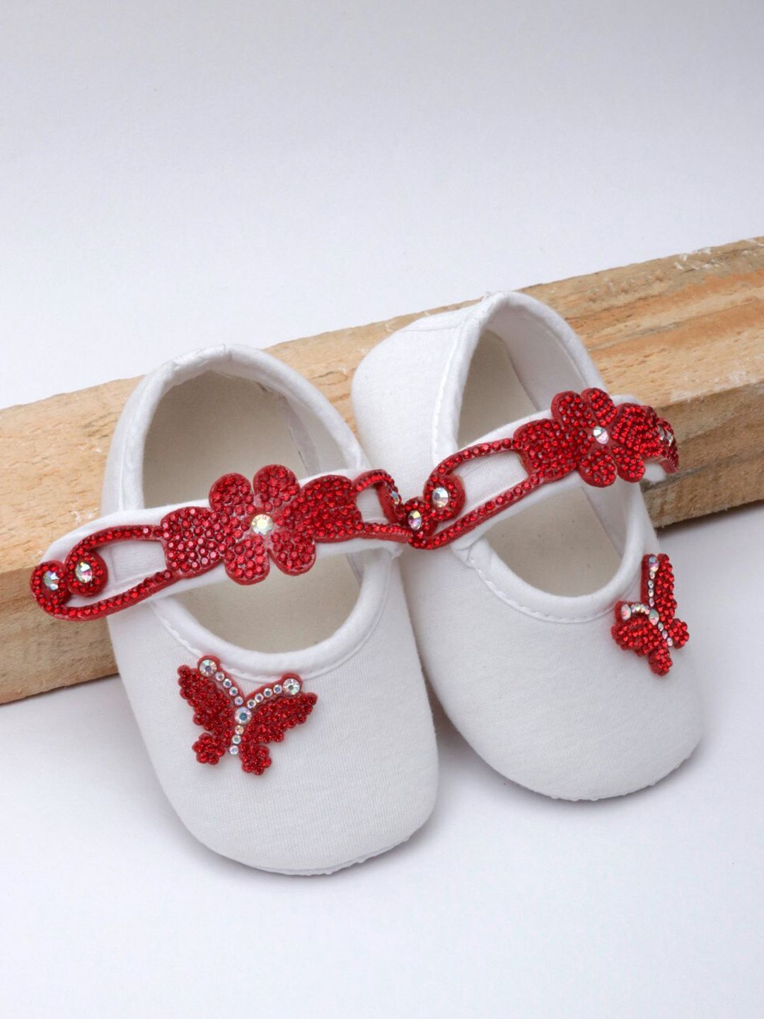 BAESD Infants Girls Lightweight Embellished Cotton Booties-picture-35