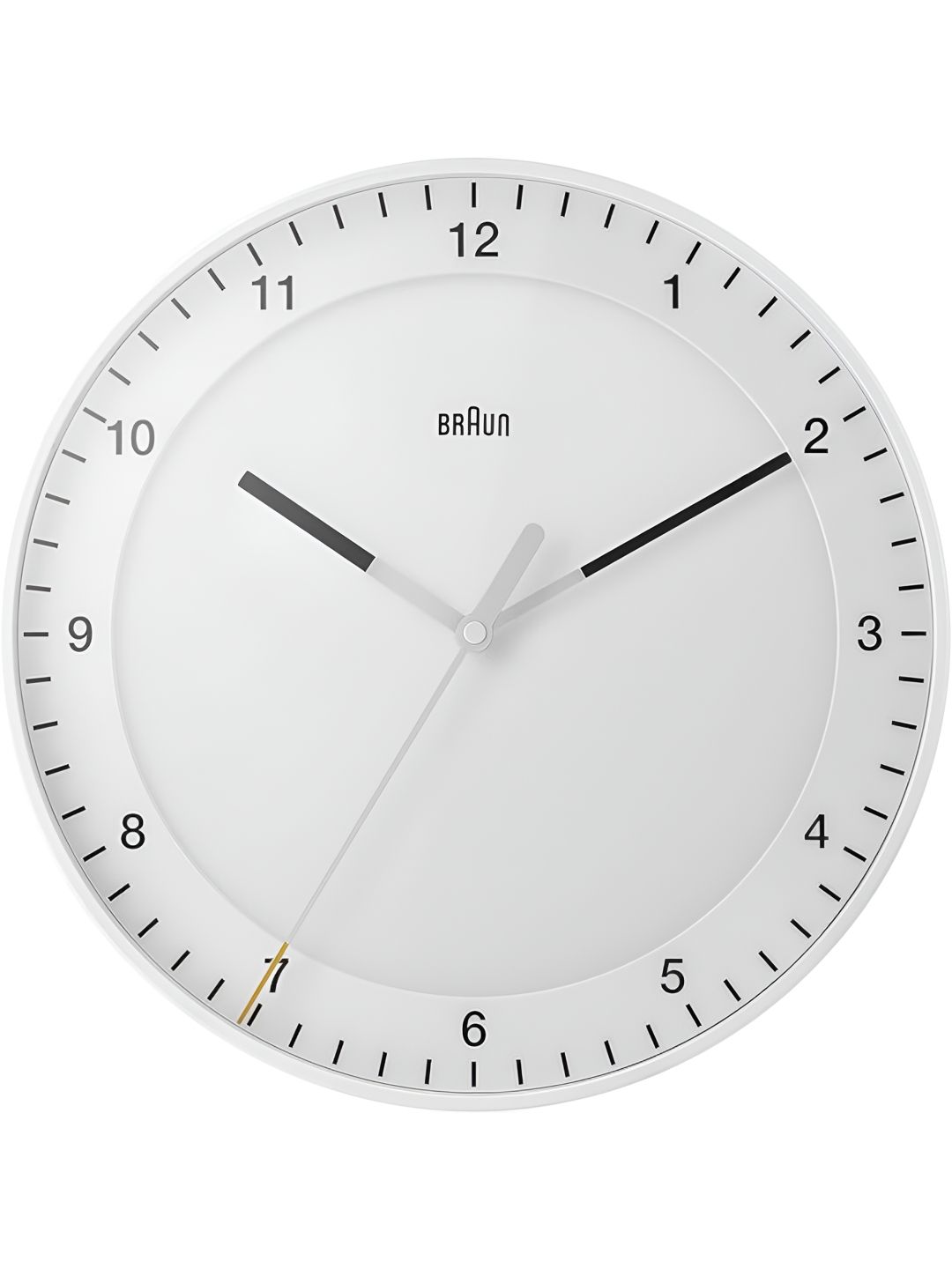 Braun White Contemporary Round Shaped Wall Clock-image-38