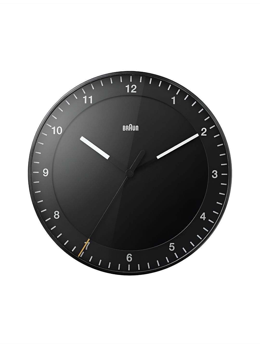 Braun Black & White Contemporary Round Shaped Wall Clock