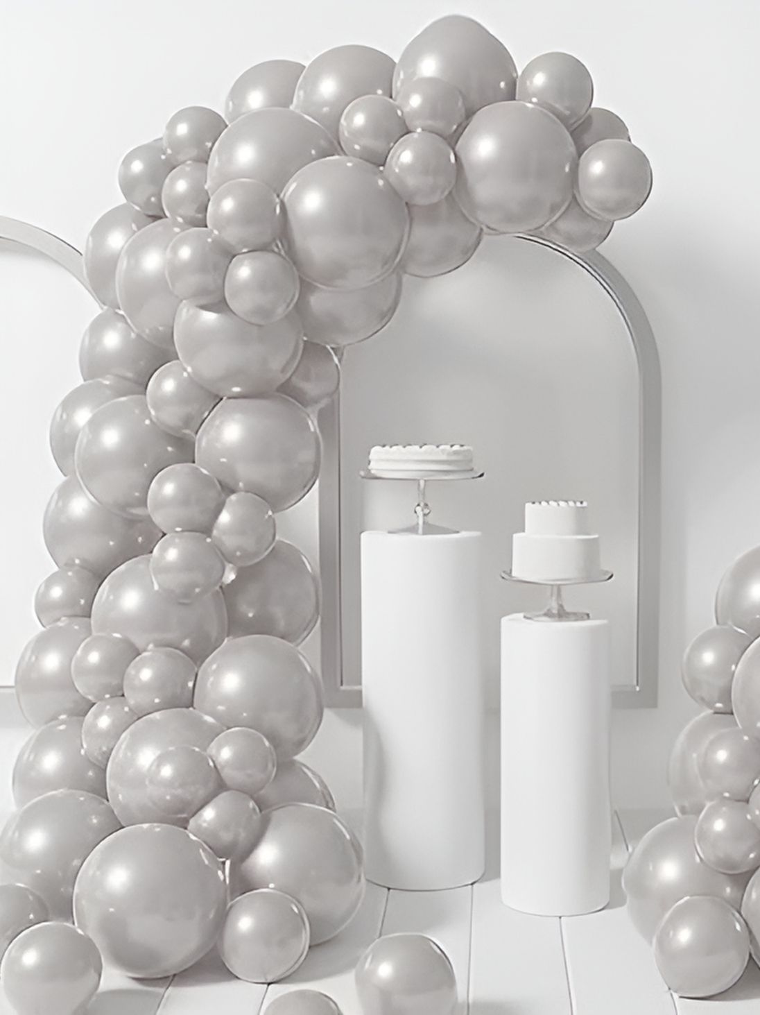 Special You Unisex Sliver Toned 100-Pcs Grey Decor Items-picture-24