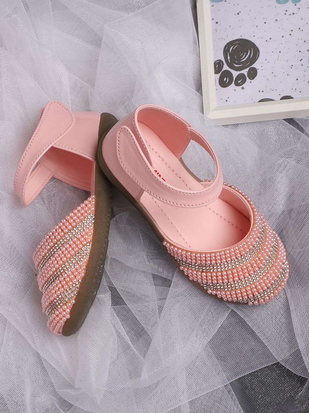 Minesole Girls Embellished Ballerinas-picture-39