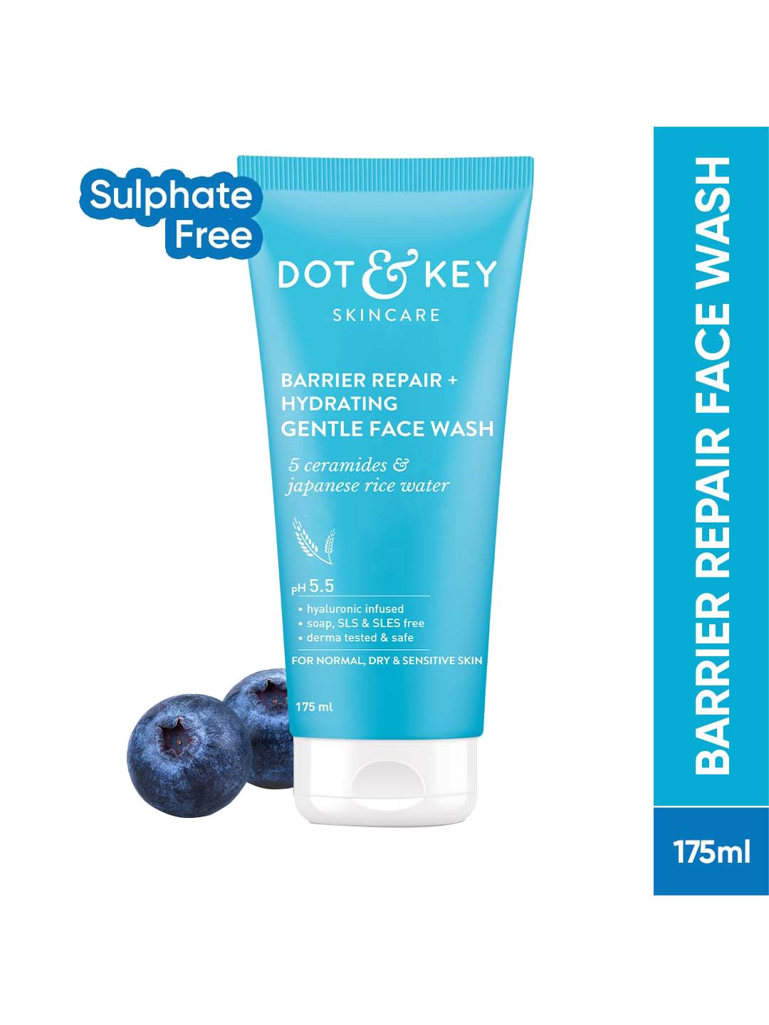 DOT & KEY Barrier Repair & Hydrating Gentle Face Wash with Ceramides - 175 ml