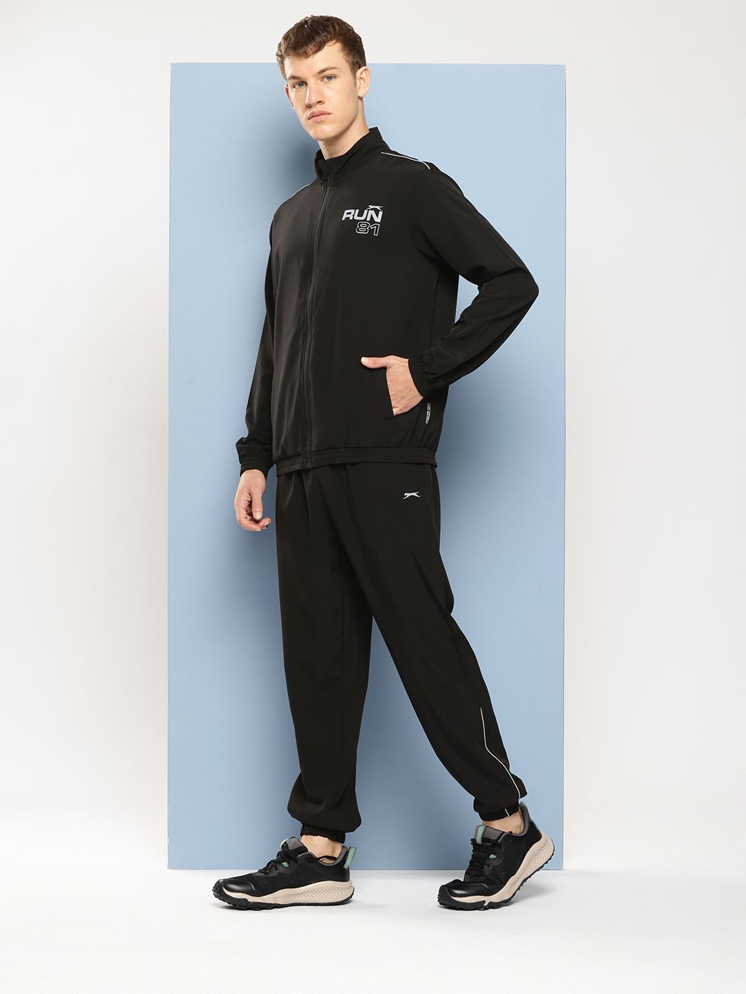 Slazenger Mock Collar Ultra-Dry Sports Tracksuit-picture-47
