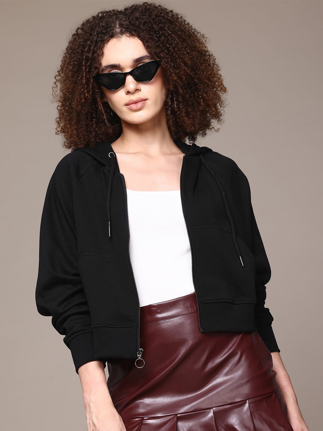 Roadster The Lifestyle Co. Hooded Crop Sweatshirt-picture-12