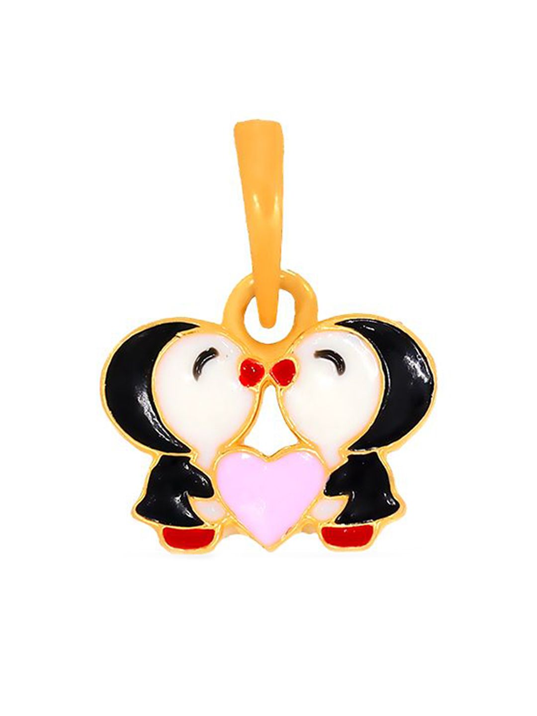 BHIMA 22K BIS Hallmark (916) Yellow Gold Penguin Casual Pendant For Kids-picture-49