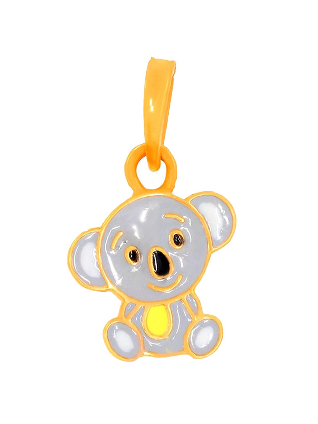 BHIMA 22K BIS Hallmark (916) Yellow Gold Koala Charm Casual Pendant For Kids-picture-19