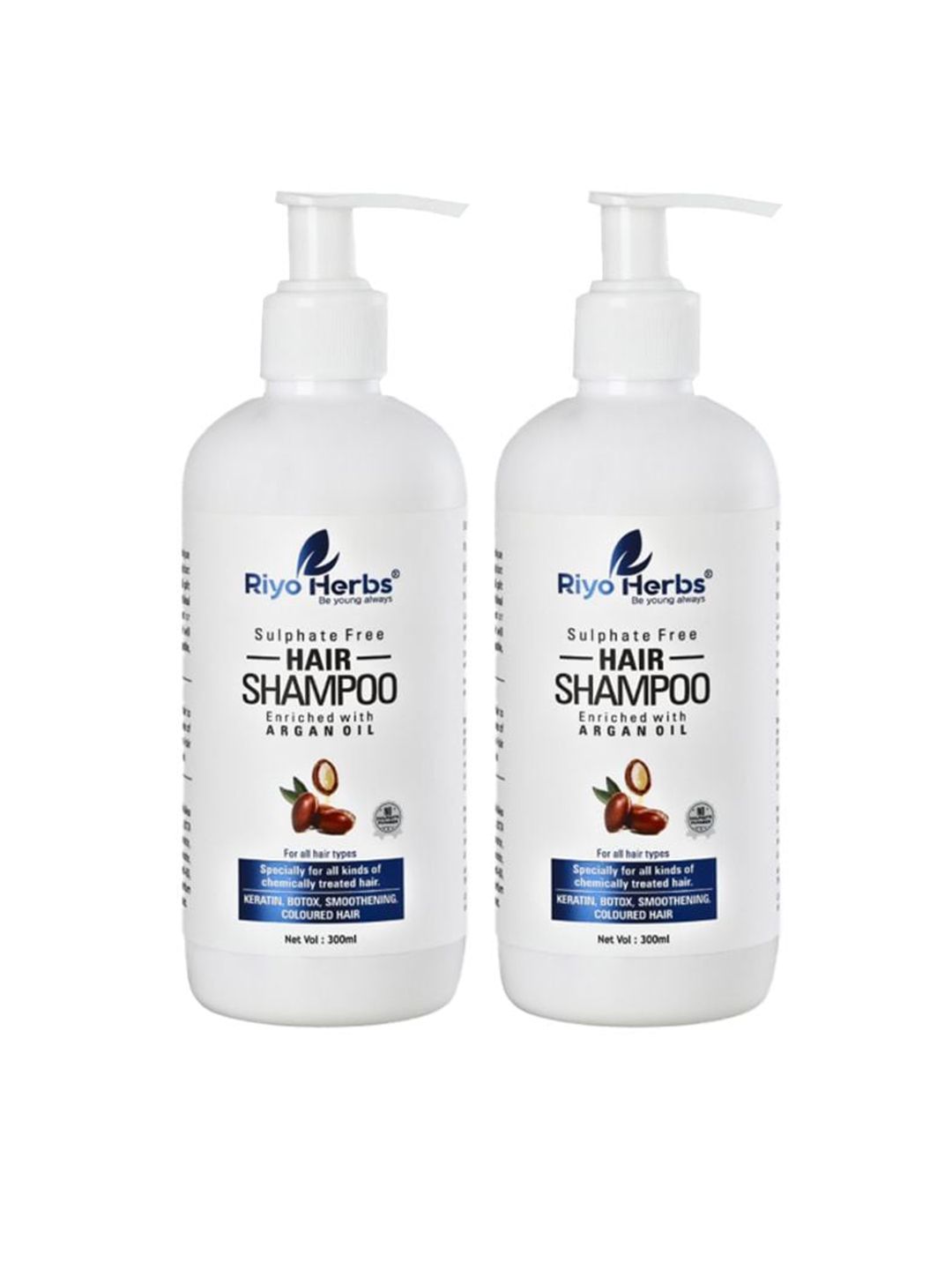 Riyo Herbs Set Of 2 Argan Oil Shampoo - 300 ml Each-picture-23