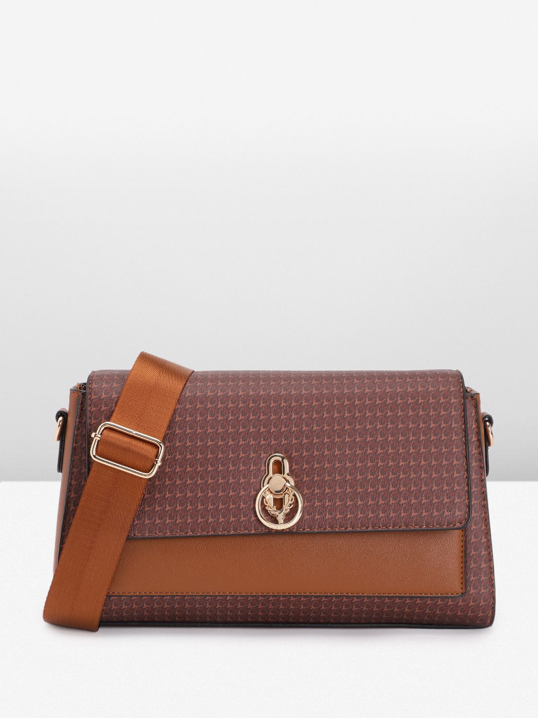 Allen Solly Brand Logo Printed Sling Bag-picture-41