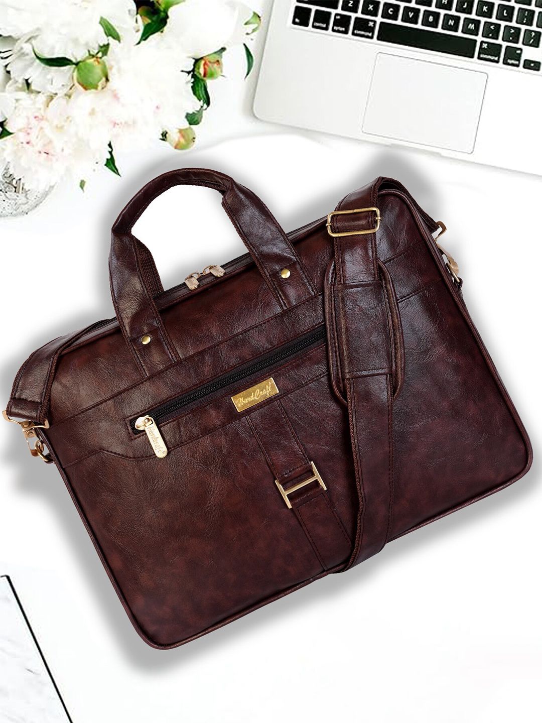 HARD CRAFT Men Laptop Bag With Detachable Sling Strap-picture-18