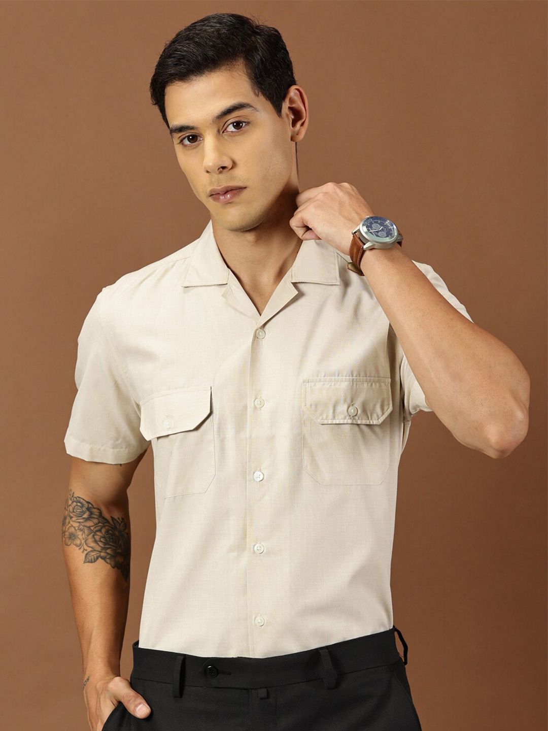 INVICTUS Slim Fit Cotton Formal Shirt-picture-56