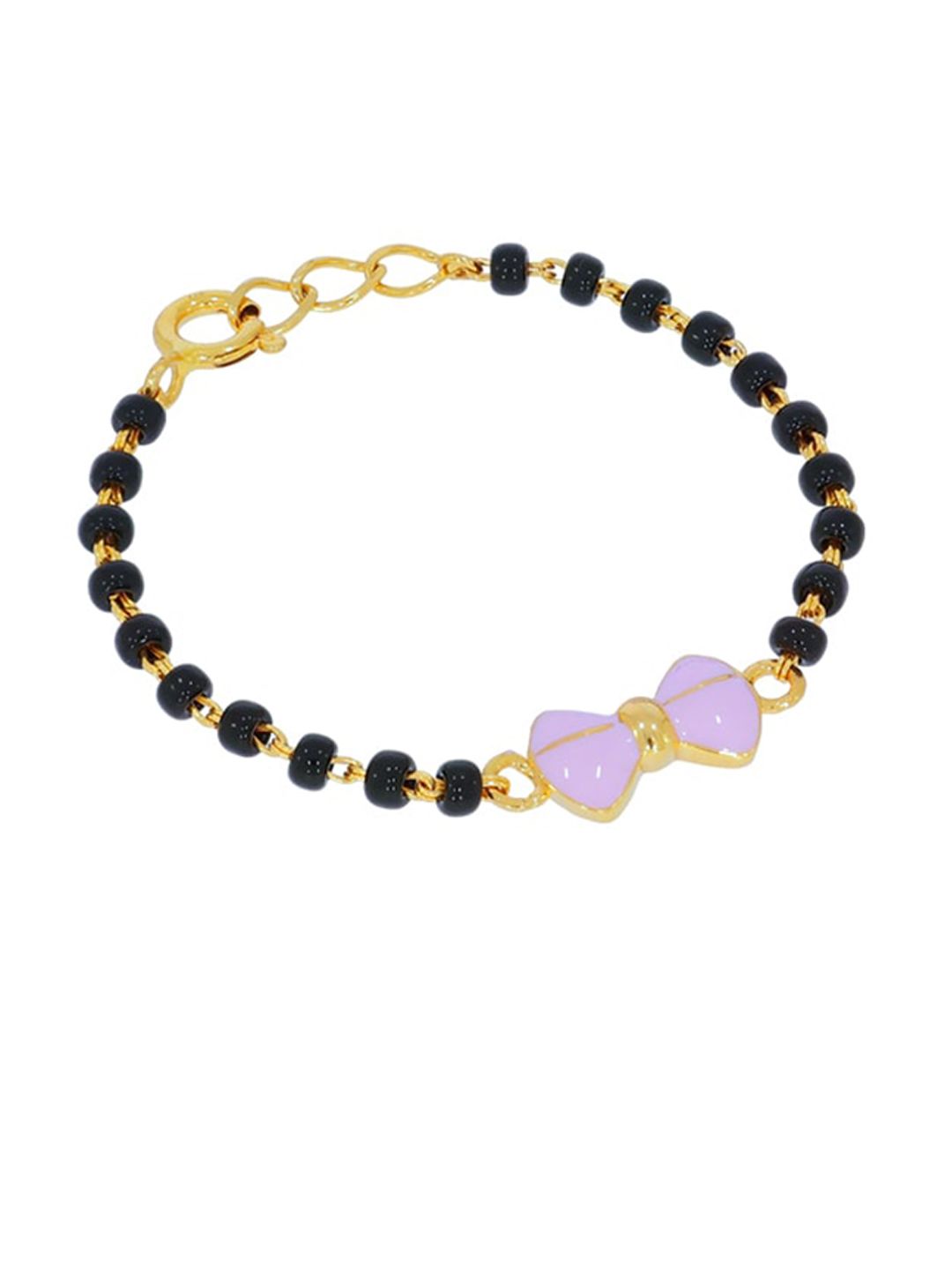 BHIMA 22K 916 Yellow Gold Beaded Bracelet-image-14