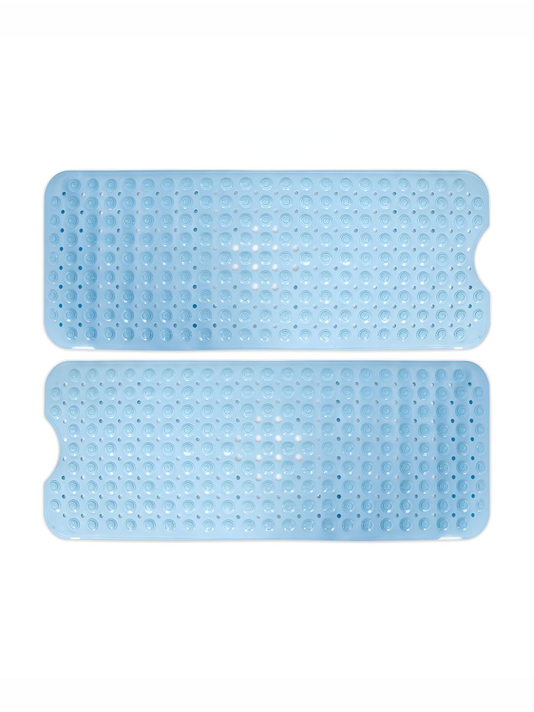 HOKIPO Blue 2 Pieces 3000 GSM Anti-Slip Bath Rugs-image-33