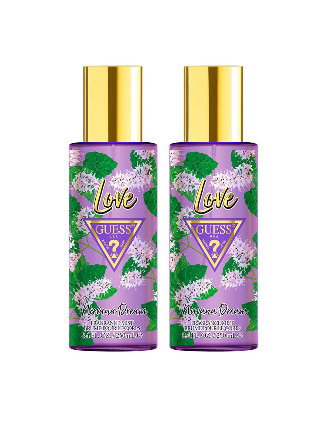 GUESS Women Love Set of 2 Nirvana Dream Long Lasting Fragrance Mist - 250 ml Each-image-35