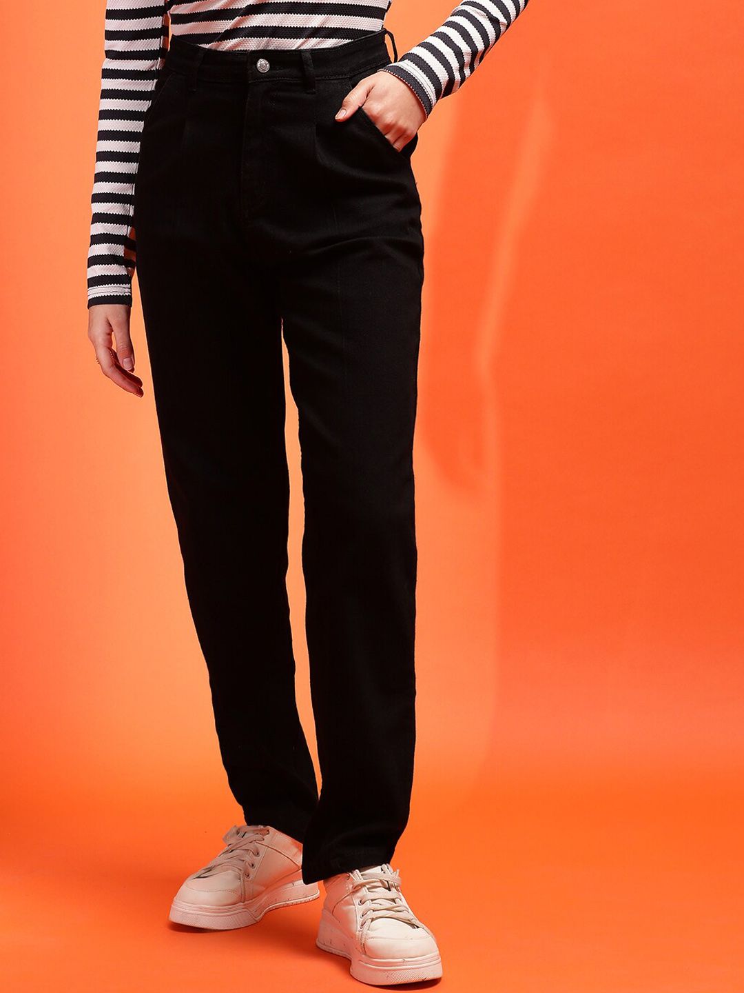 kotty basics Stylecast X Kotty Women Slim Fit High-Rise Clean Look Stretchable Jeans-picture-18