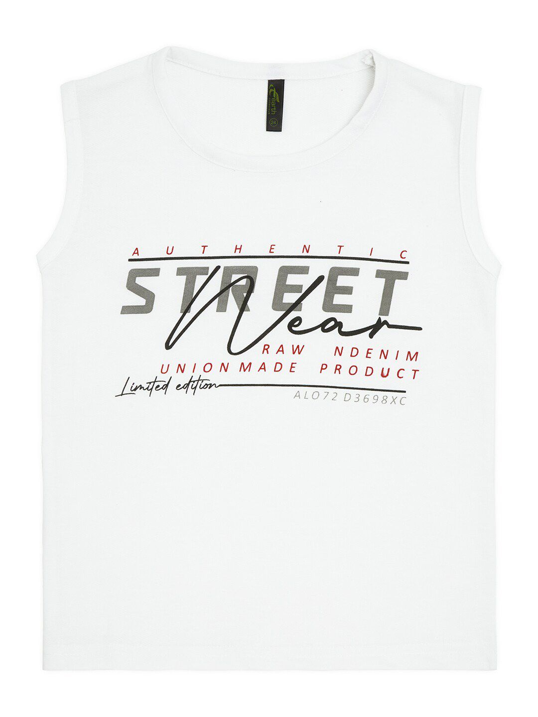 earth conscious Boys Printed Round Neck Cotton Applique T-shirt-picture-33