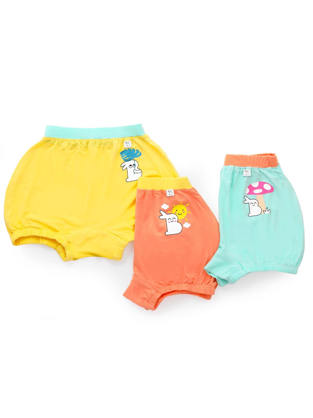 SuperBottoms Girls Pack Of 3 Printed Basic Brief-picture-34