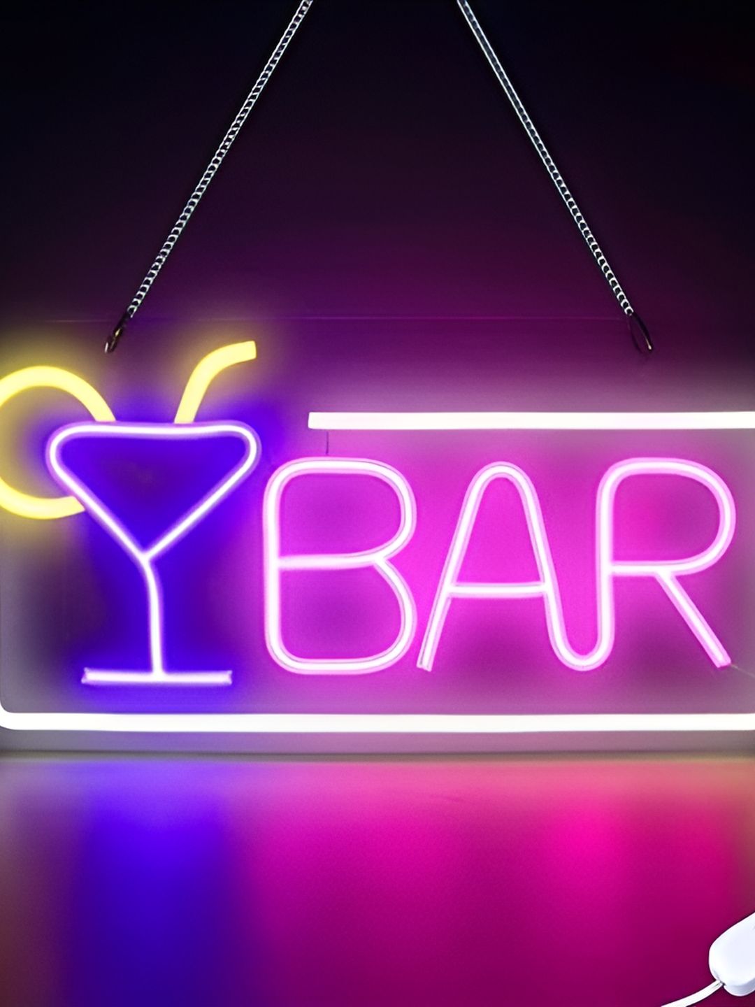 the party planet Pink & Blue Bar LED Neon Light-picture-49