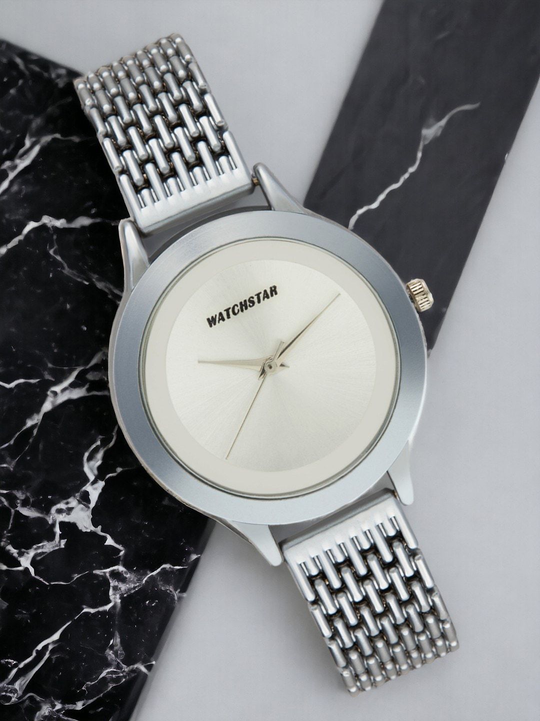 WATCHSTAR Women Stainless Steel Dial & Bracelet Style Straps Analogue Watch Laxi silverDL-picture-26