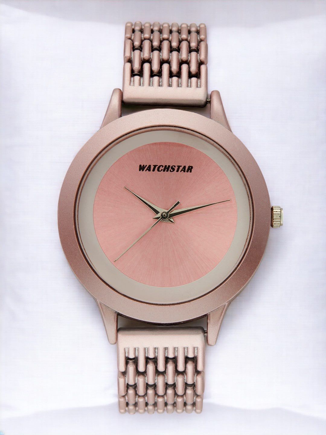 WATCHSTAR Women Stainless Steel Bracelet Style Straps Analogue Watch Laxi PinkDL-picture-13