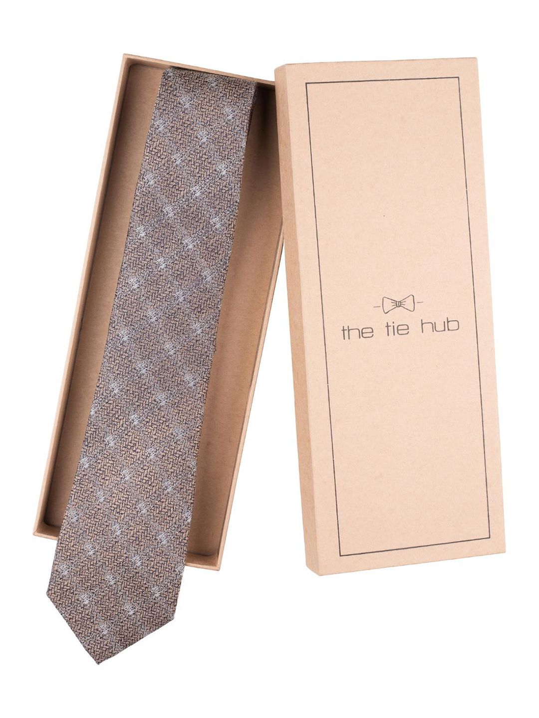 The Tie Hub Men Checked Broad Tie-image-9