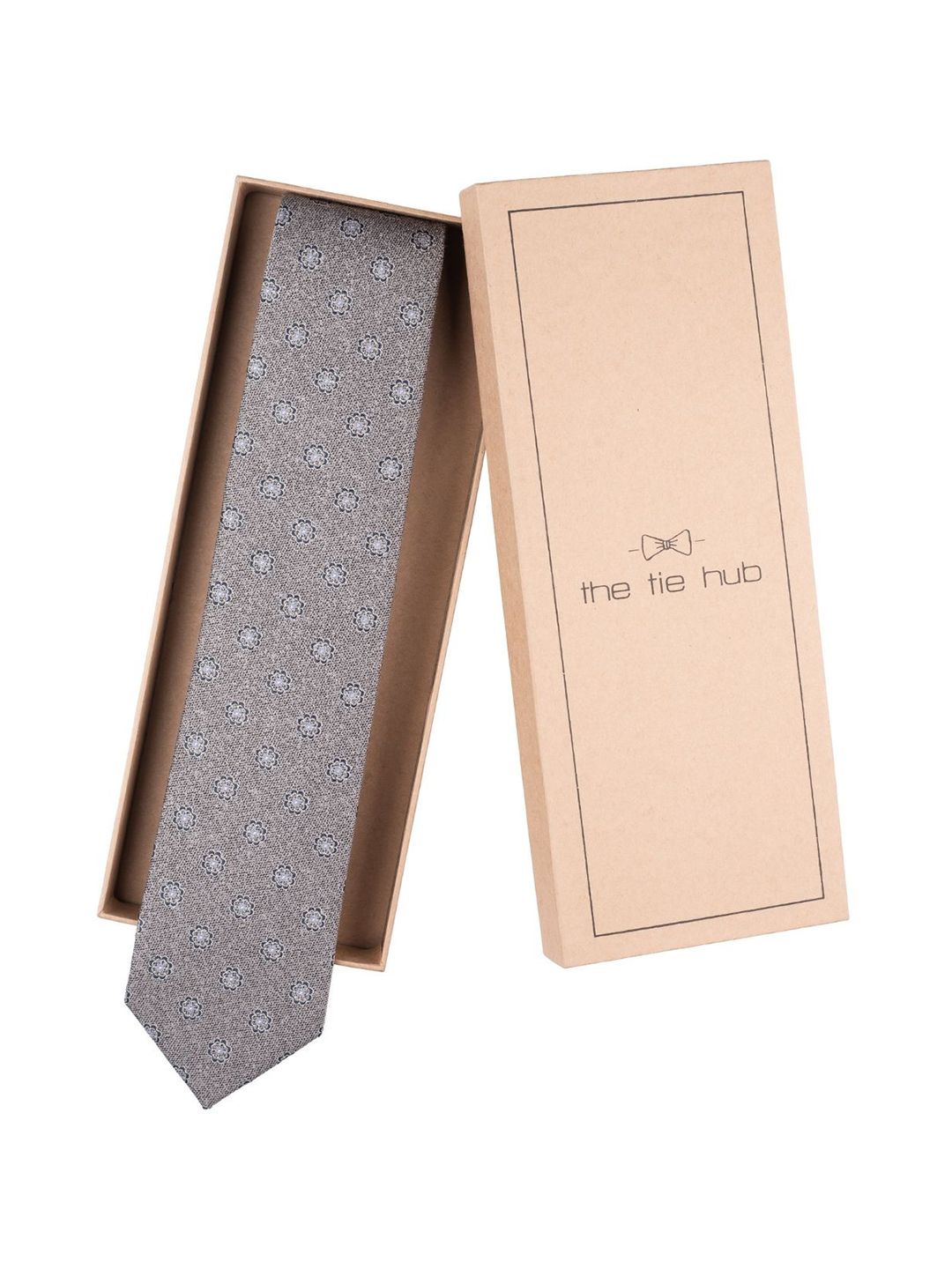 The Tie Hub Men Woven Design Ascot Tie-picture-55