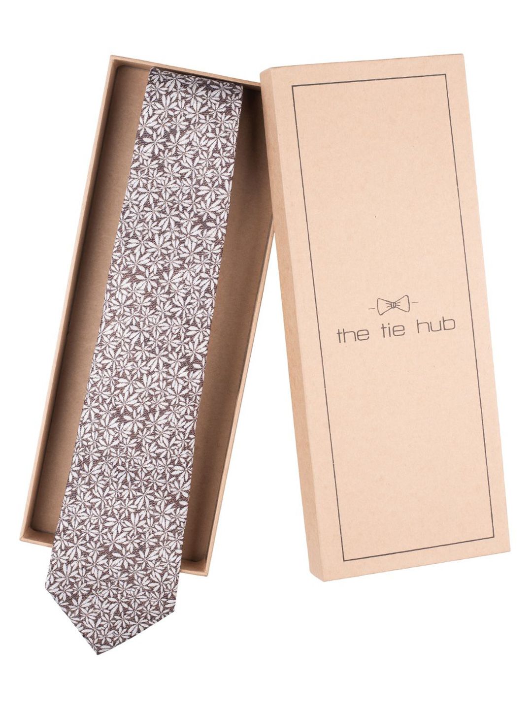 The Tie Hub Men Printed Broad Tie-picture-31