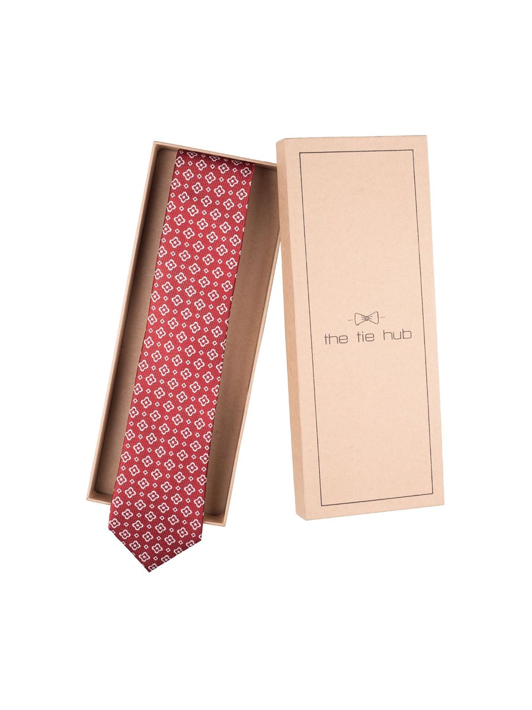 The Tie Hub Men Printed Bow Tie-picture-49