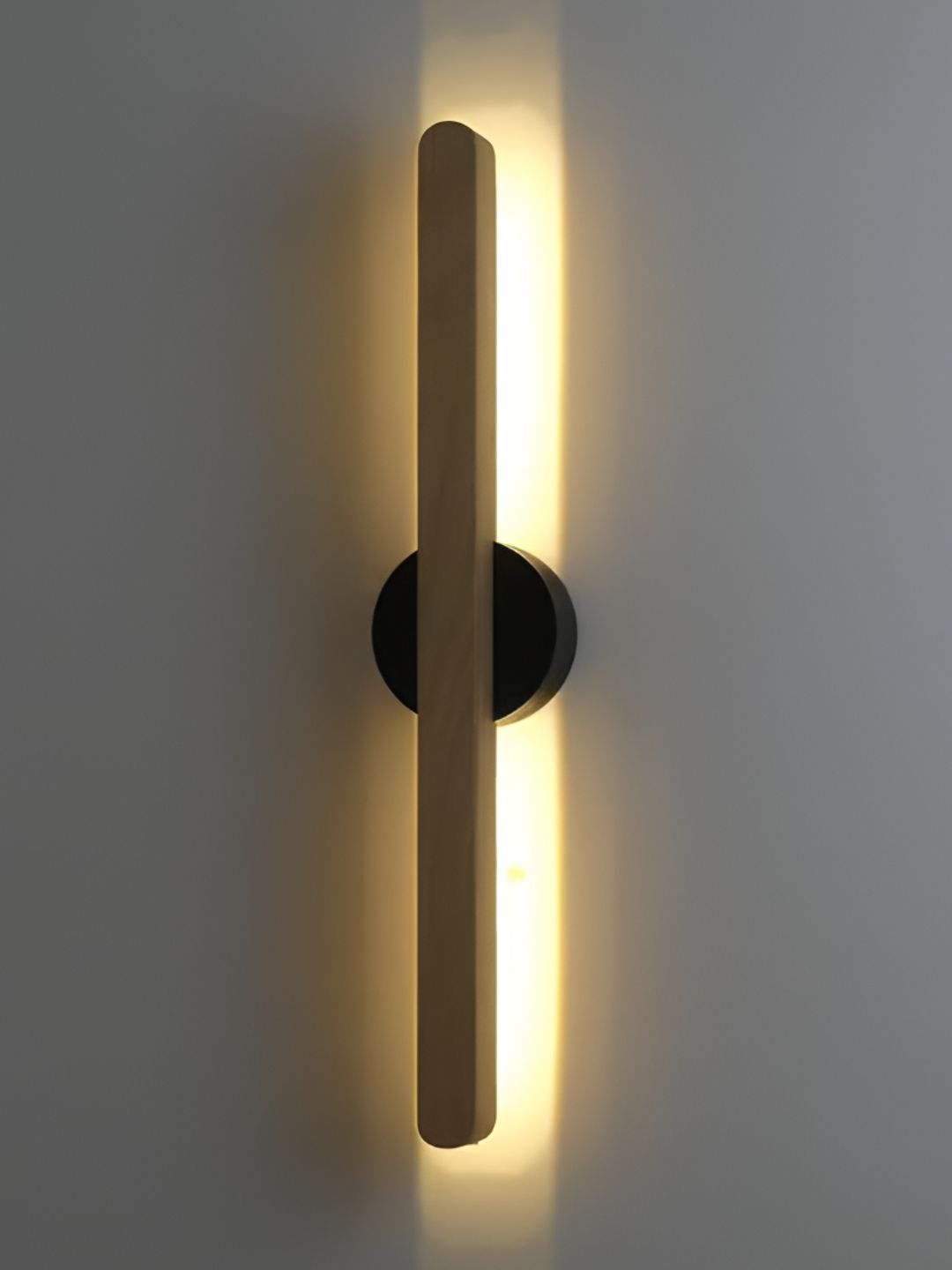 Artica Brown Wooden Rectangle Shaped Wall Lamp-picture-45