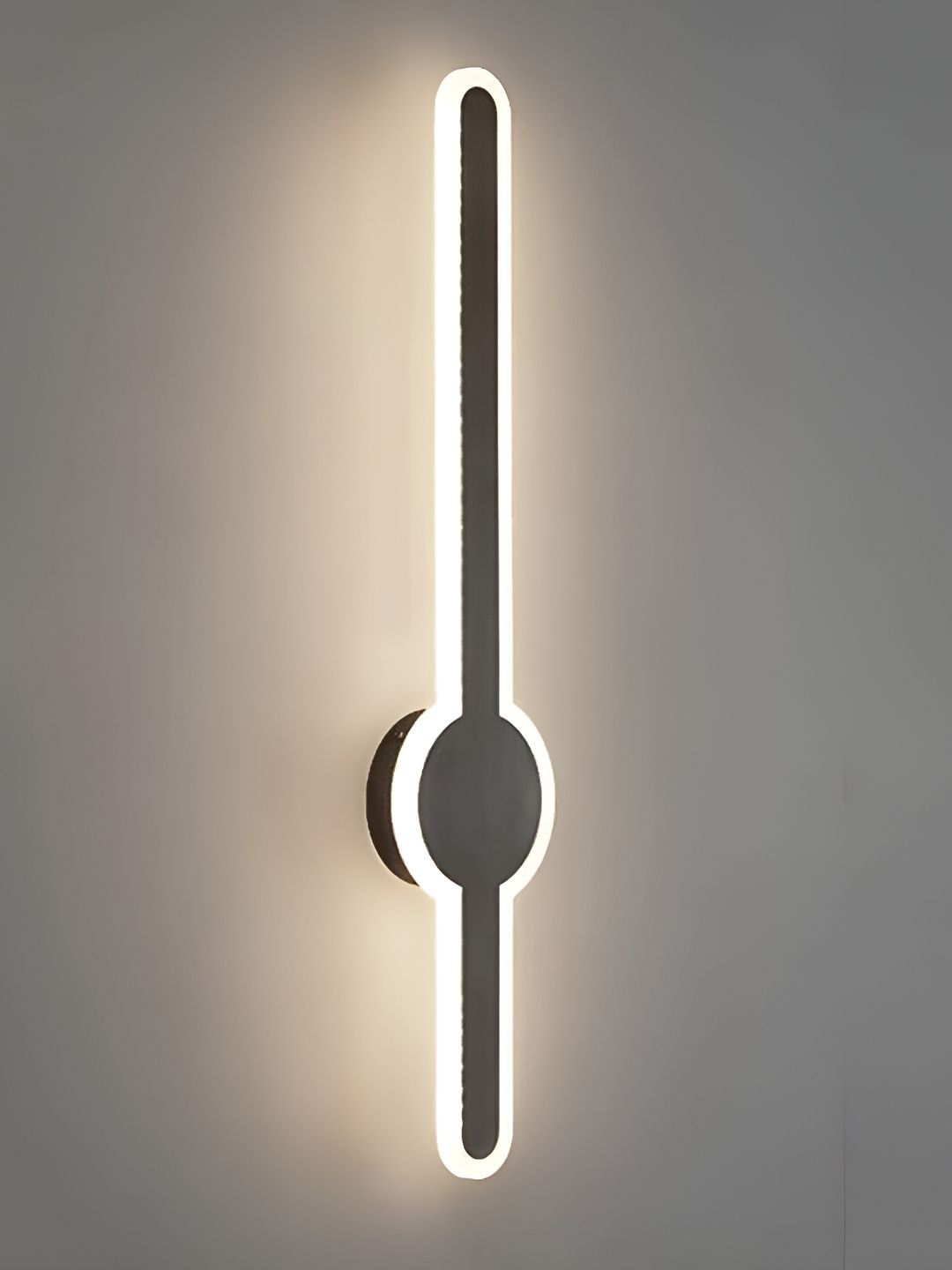 Artica Gold-Toned & Black Wooden Rectangle Shaped Wall Lamp-picture-14