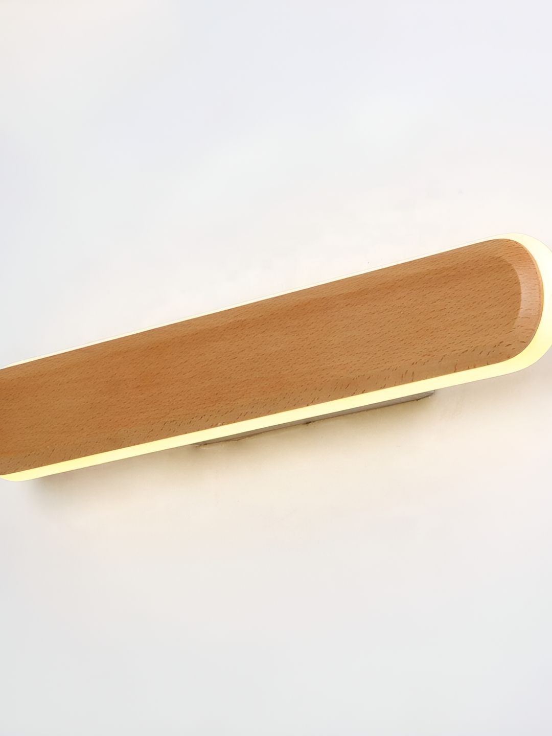 Artica Brown Textured Wooden Rectangle Shaped Wall Lamp-image-34