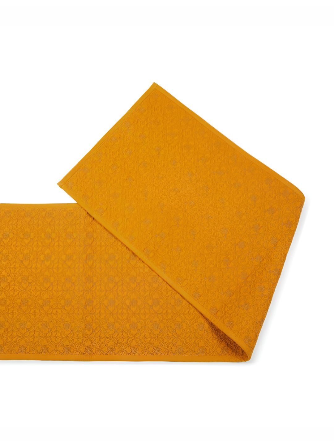 Fabindia Mustard Yellow Ethnic Motifs Pure Cotton Table Runner-picture-11