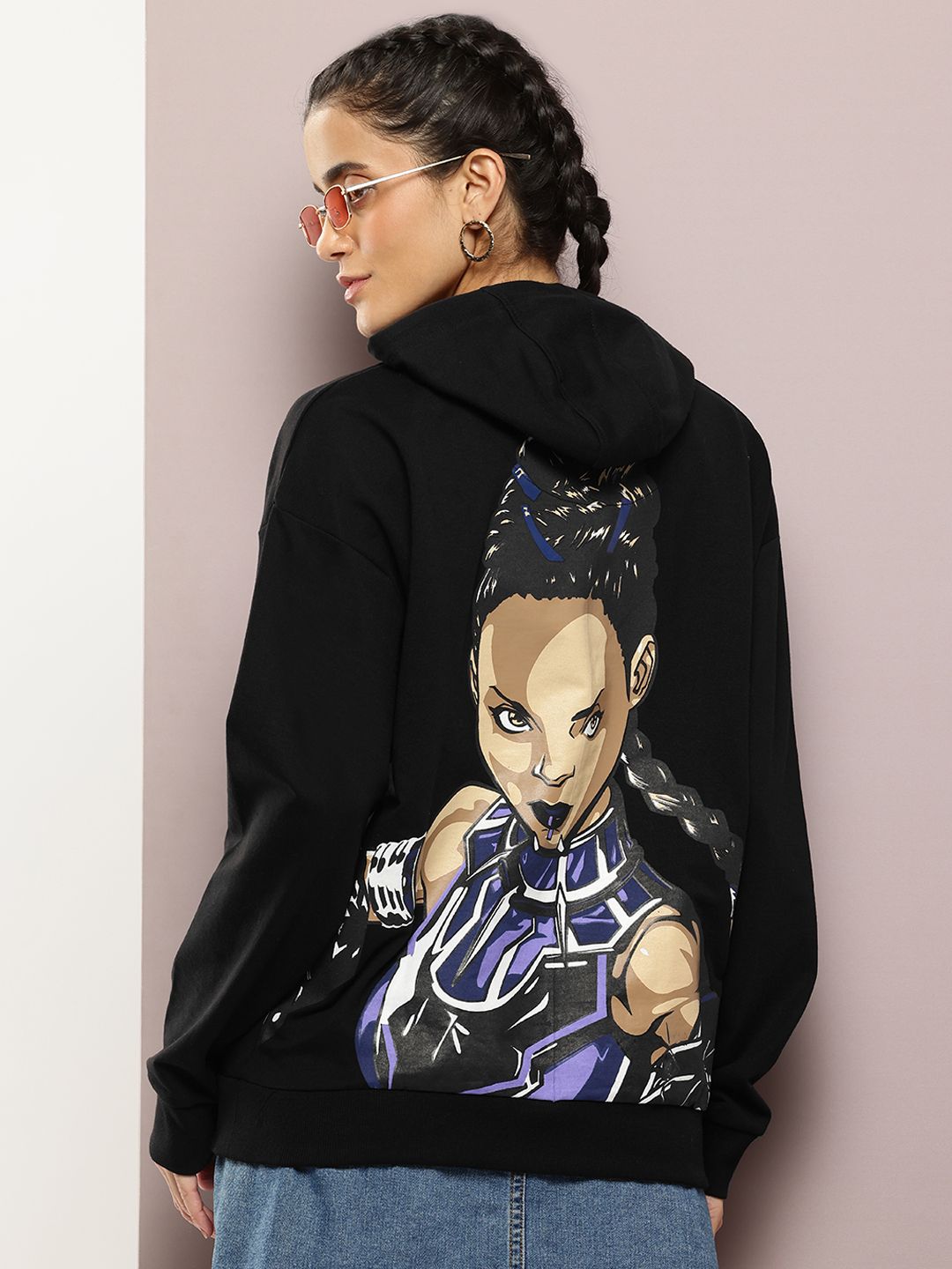 Kook N Keech Marvel Women Printed Hooded Sweatshirt-picture-23