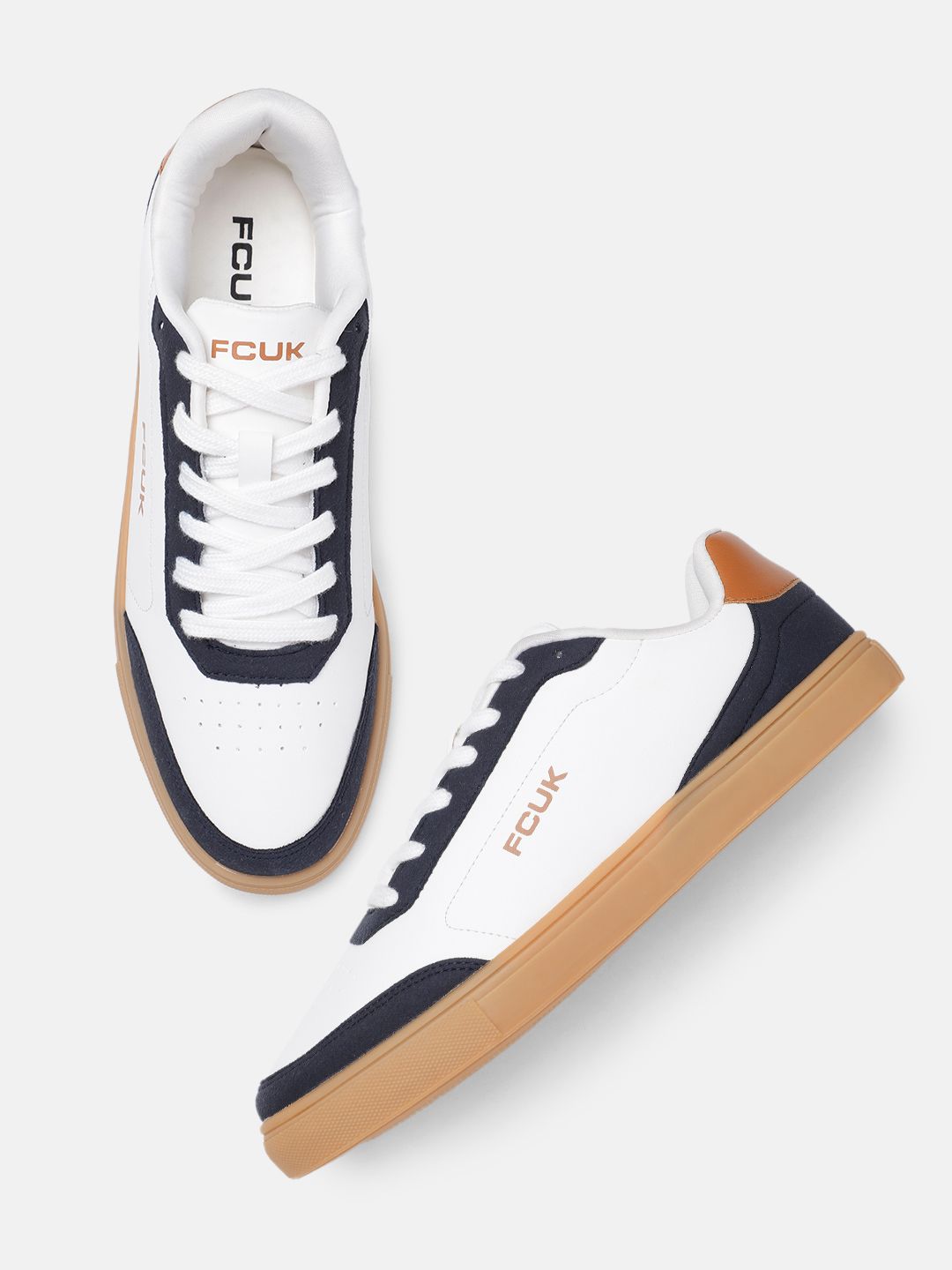 FCUK Men Solid Sneakers-image-13