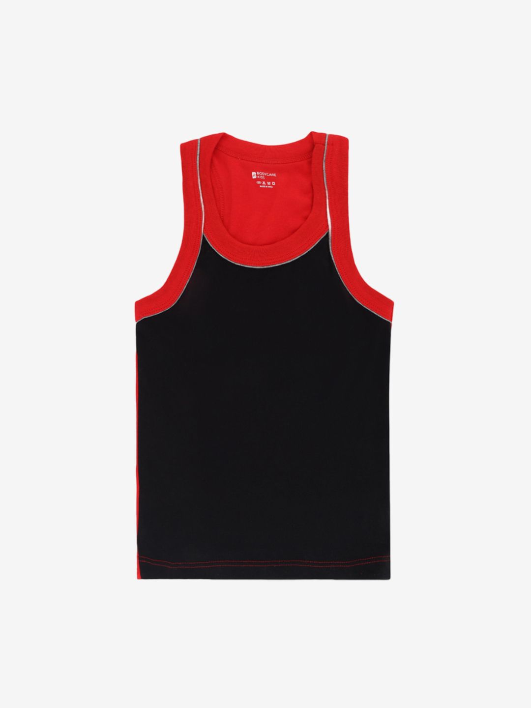 Bodycare Boys Colorblocked Cotton Innerwear VestsKGA2014BLK-PK005-picture-11