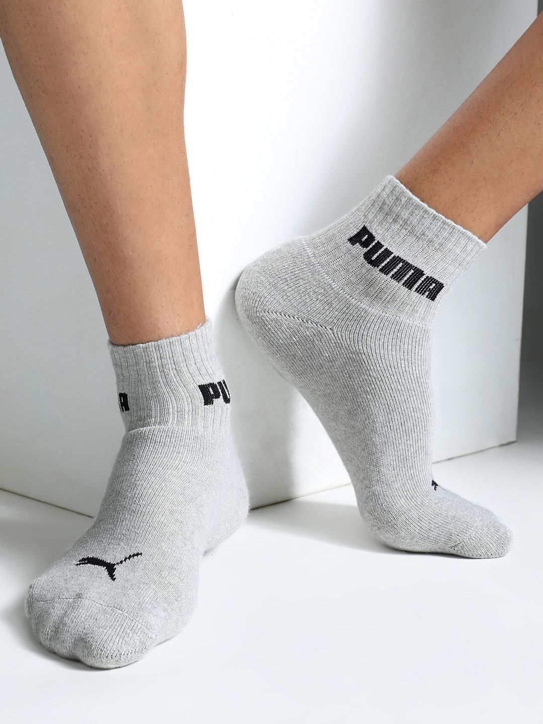 Puma Sport Quarter Men Cotton Ankle Length Socks-image-31