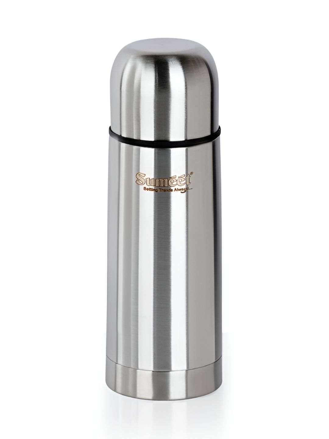 Sumeet Silver Toned Double Wall Vacuum Stainless Steel Water Bottle 400 ml-picture-12